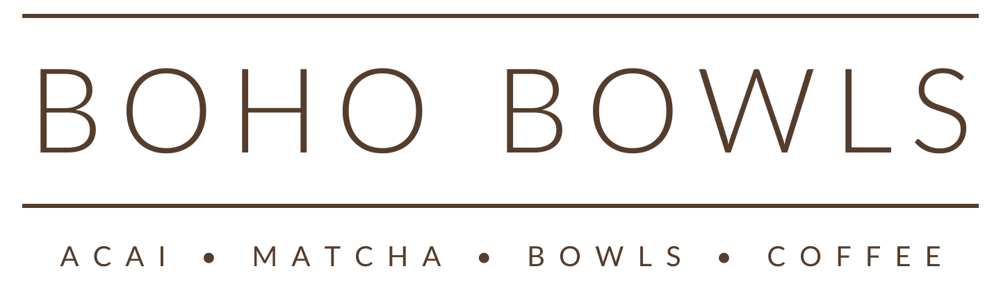 BOHO BOWLS – Açaí · Matcha · Bowls · Coffee
